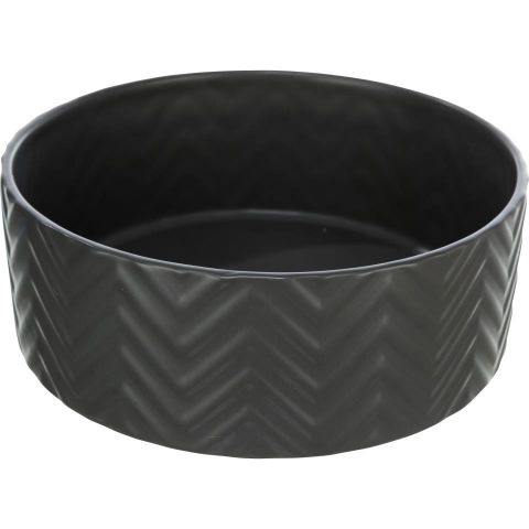 COMEDERO CERÁMICO  NEGRO