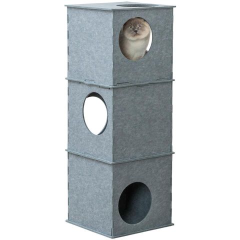 TORRE DE FIELTRO NELE PARA GATOS